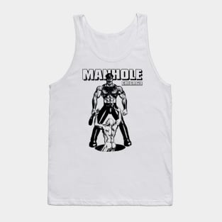 Manhole Vintage Retro Leather Gay Chicago LGBT Tank Top